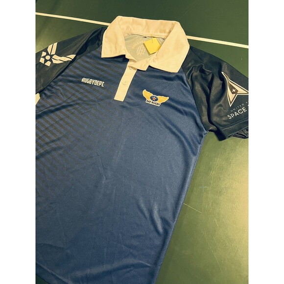 Men’s DAF Sports Air Force Space Rugby Jersey Shirt MEDIUM Military USA Dept - Picture 1 of 8